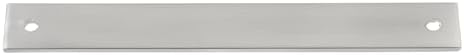 8 Squared Backplate - Satin Nickel