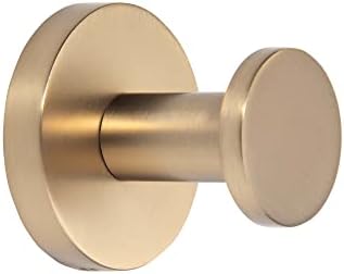 TUNNY 5 Pack Round Towel Hooks Champagne Gold
