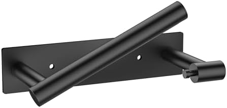 FORIOUS Black Toilet Paper Holder