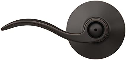 Schlage F40 ACC 716 Door Lever Bed Bath Privacy Lock Aged Bronze