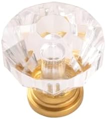 Hickory Crystal Knobs 1-14 In Diameter