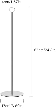 Stylish Stainless Steel Toilet Paper Holder Stand with Reserve Function for Bathroom Storage