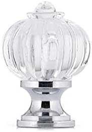 Richelieu Clear and Chrome Eclectic Cabinet Knob