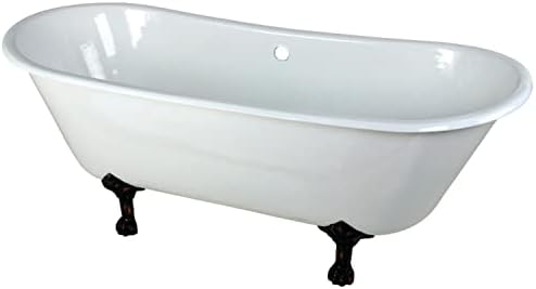 Sturdy Claymore Bathtub with White Finish