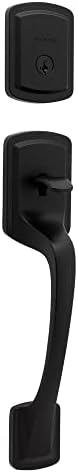 Kwikset Prague Front Door Lock Handle and Deadbolt Set