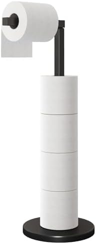 Sturdy Comfortable Toilet Paper Holder Black