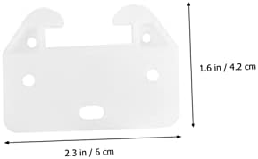 Drawer Organizer Ensure Space Tidying Plastic Slide Track for 100pcs