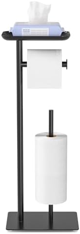 Josmimic Sturdy Toile Paper Holder Holds 4 Rolls Compact Durable