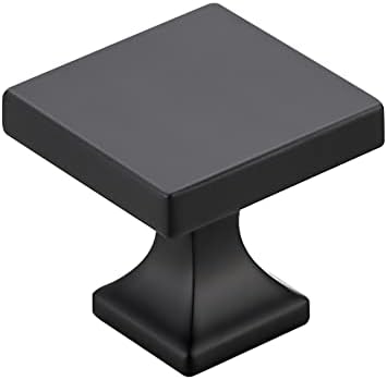 Ravinte 25-Pack Matte Black Cabinet Knobs for Drawers and Cabinets