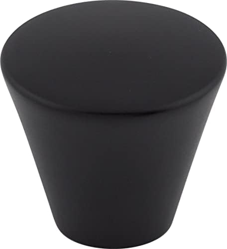 Top Knobs 1-116 Cone Knob Flat Black