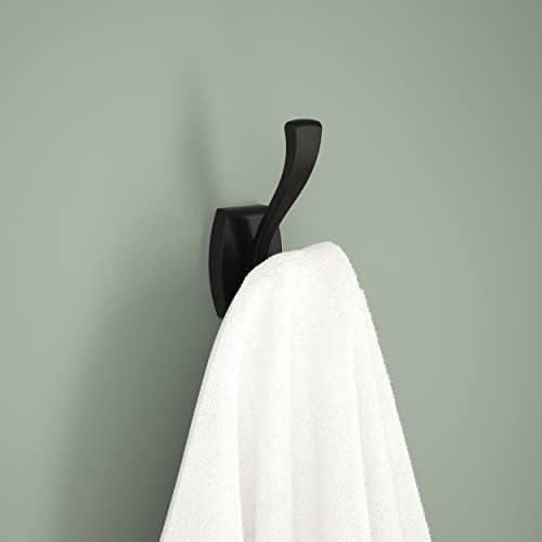 Delta Dansant Double J Wall Mounted Towel Hook Matte Black