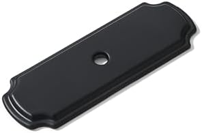 10-Piece Matte Black Backplate Set for Cabinet Knobs