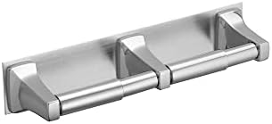 Moen Donner Chrome Commercial In-Line Double Roll Toilet Paper Holder Wall Mount