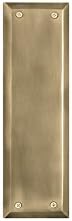 Nostalgic Push Plate Antique Brass
