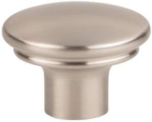 Top Knobs TK3051BSN 1-14 in 32mm Ellis Collection Julian Oval Knob Brushed Satin Nickel