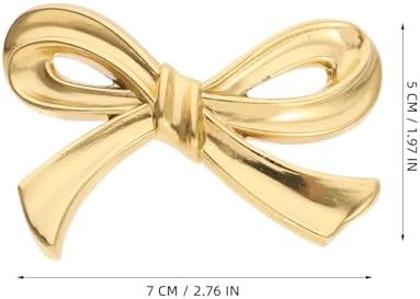 Housotel Brass Drawer Knobs - Gold Bow Design