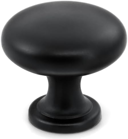 10-Piece Matte Black Cabinet Knobs