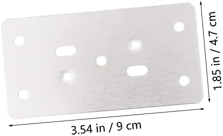 Quick-Service Cabinet Hinge Repair Plates with Screws