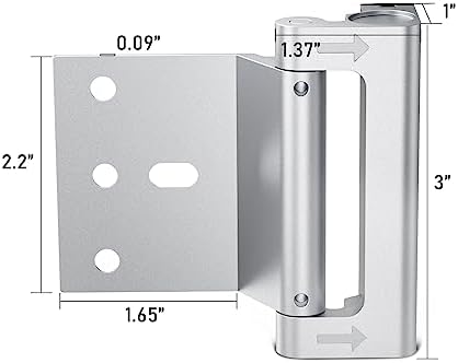 3-Piece Door Lock Set - Home Security for Kids