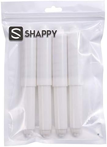 Shappy 4-Piece Toilet Paper Holder Set Digital-SpringLoaded White