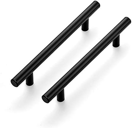 30-Piece 738 Stainless Steel Cabinet Pulls Matte Black