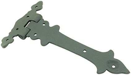Black Wrought Iron Door Hinges w 7-in Capacity
