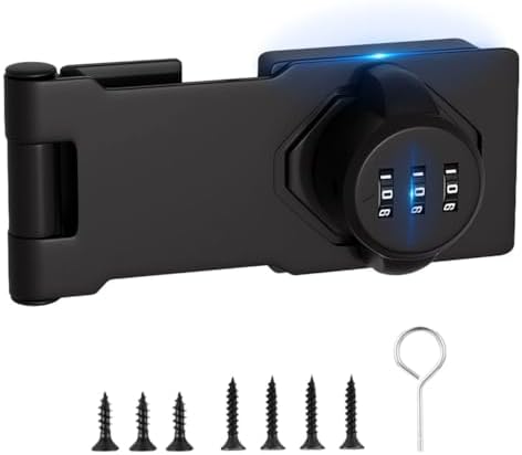 Bifold Door Lock with 3-Digit Password Keyless Design for Cabinets