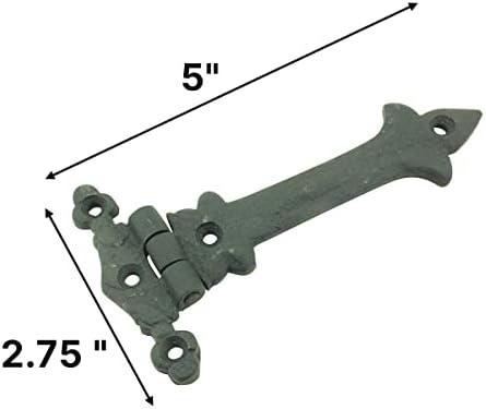 Black Wrought Iron Door Hinges
