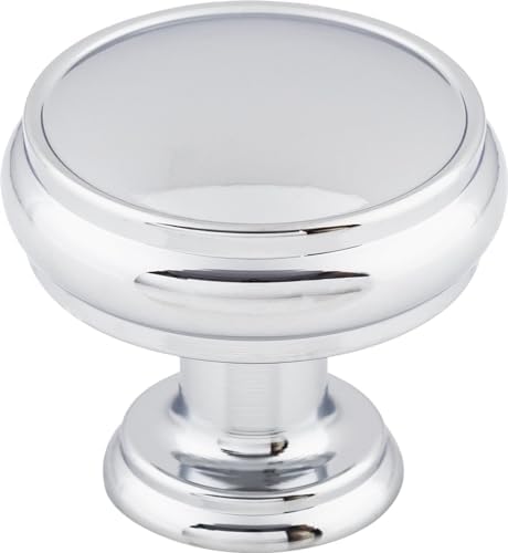 Top Knobs TK832PN Serene Collection 1-38 Eden Large Knob Polished Nickel