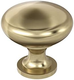 Amerock Golden Champagne Knob - Durable Kitchen Bathroom Cabinet knob with Mounting Hardware