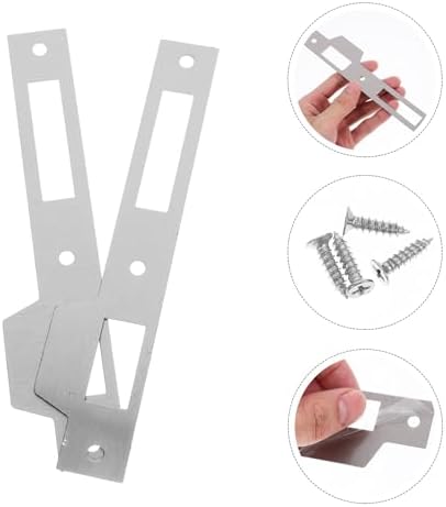Artificial Better - Door Groove Repair Security Strike Plate Set