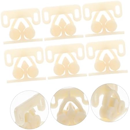10-Piece Plastic Cabinet Door Buckle Trigger Set