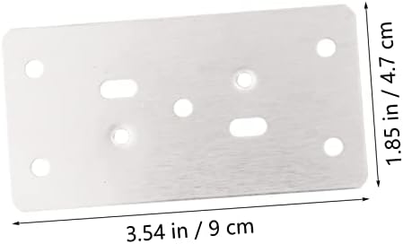 IWOWHERO Stainless Steel Hinge Cover Plate Kit for Doors Drawers and Furniture