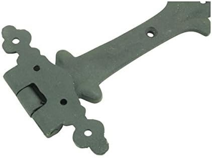 Black Wrought Iron Door Hinges w 7-in Capacity