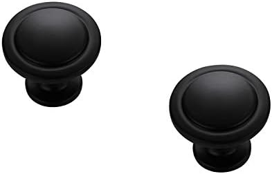 Ravinte Matte Black Kitchen Knobs 30-Pack