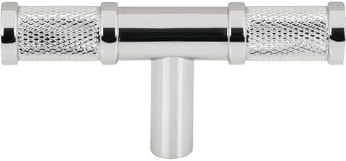 Top Knobs Burnham T-Knob 3-Inch Polished Chrome