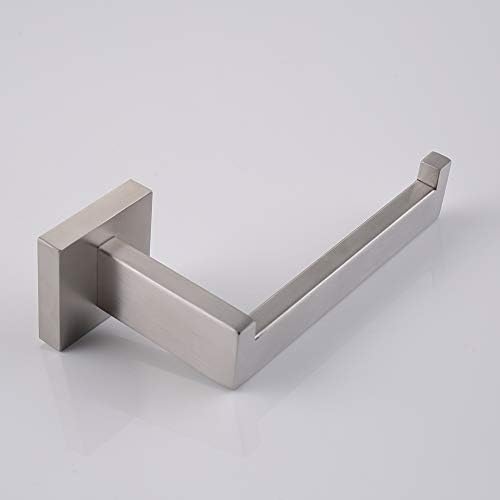 TASTOS Stainless Steel Toilet Paper Holder Wall-Mounted Silver