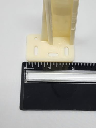 Kitchen Inventions One Pair Rear Drawer Track Back Plates Plastic White