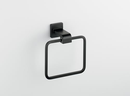 Delta Faucet Towel Ring Matte Black Durable Dimensions