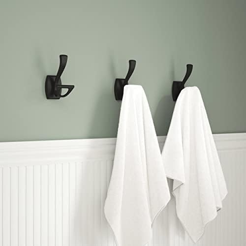 Delta Dansant Double J Wall Mounted Towel Hook Matte Black