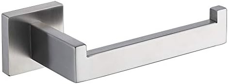 TASTOS Stainless Steel Toilet Paper Holder Wall-Mounted Silver