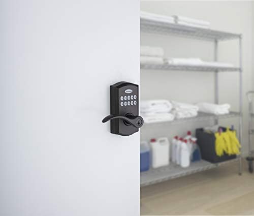 Kwikset SmartCode 955 Door Keypad with 10-BUTTON Entry for Easy Locking Unlocking 3-Year Battery Life