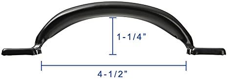 LIZAVOV1712Pack 65 Door Pulls for Barn garage or screen doors Black