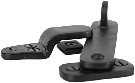 4-Inch Black Flip Latch for Cabinets