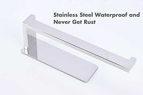 Vanloory Hand Towel Holder - Stainless Steel Square Towel Ring for Bathroom