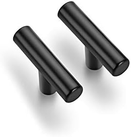 Ravinte 10-Piece 2-inch Stainless Steel Cabinet Pulls Matte Black