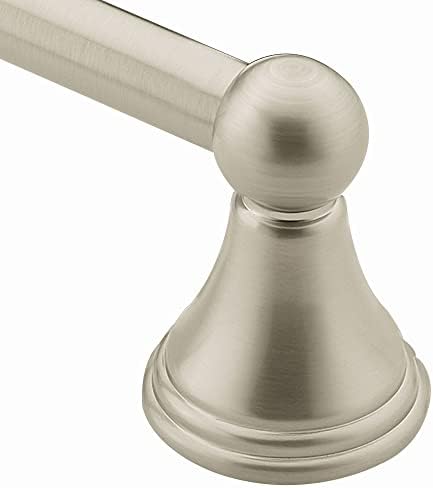 Moen Preston Collection Brushed Nickel 18-inch Single Bathroom Towel Bar