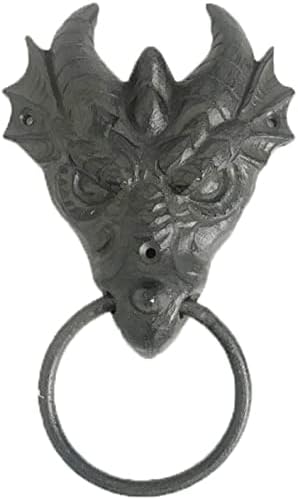 Front Door Door Knocker - Vintage Dragon Head Door Decor