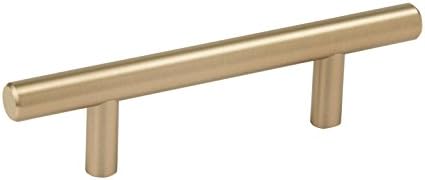 Amerock Bar Pulls 10-Piece Golden Champagne Set