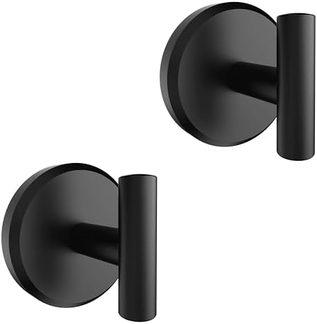T-Shape Visible 15 lbs suction cup hooks for Bathroom Shower Mirror more by HOME SO 2-Pack